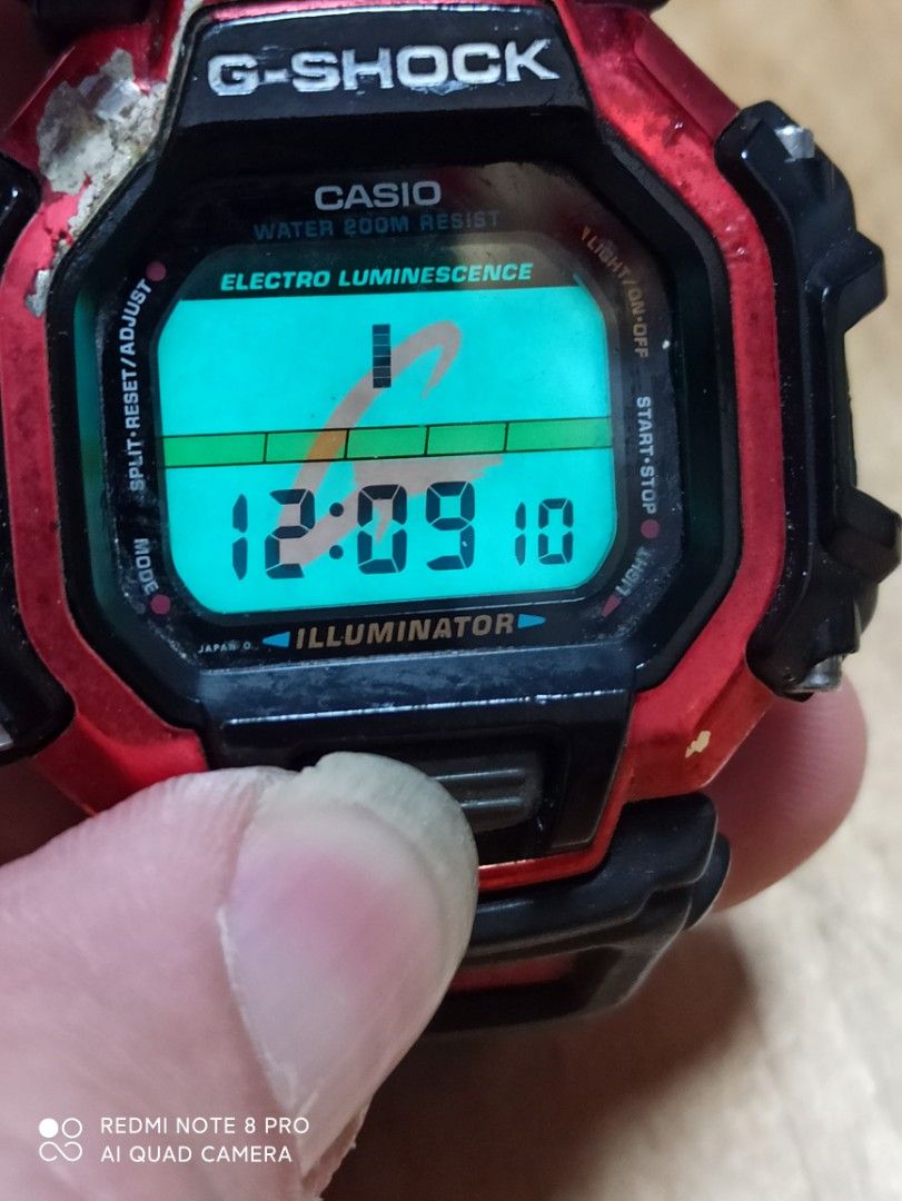 CASIO G SHOCK DW 8140 高達頭特别版市场少有中古絕版made in