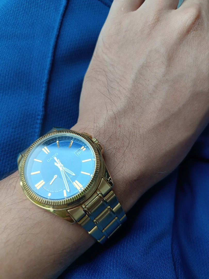Casio gold watch, Men's Fashion, Watches & Accessories, Watches on ...
