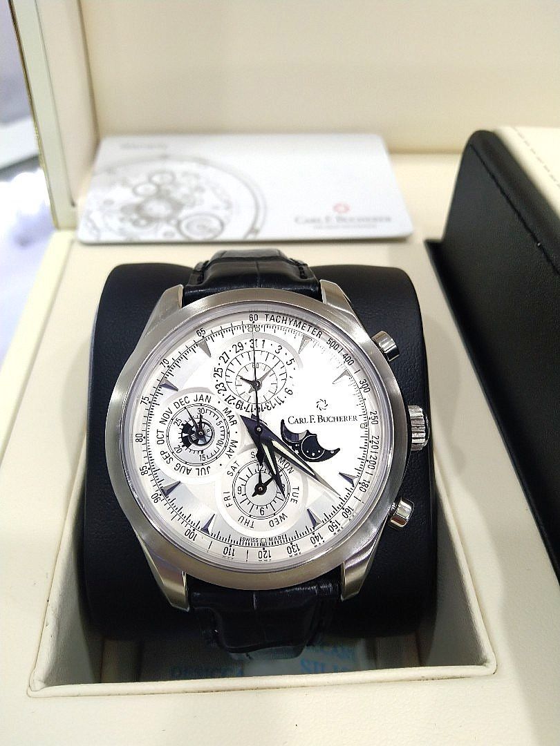 CF Bucherer perpetual calendar chronograph Luxury Watches on Carousell