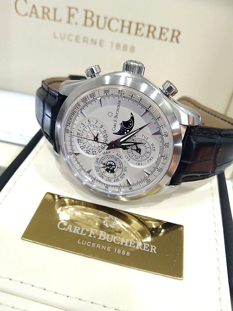 CF Bucherer perpetual calendar chronograph Luxury Watches on Carousell