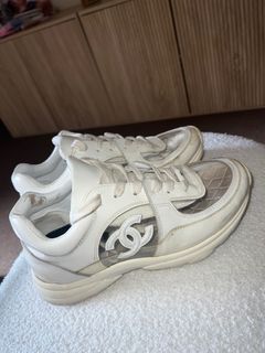 Chanel Limited Edition Perspex White Sneakers