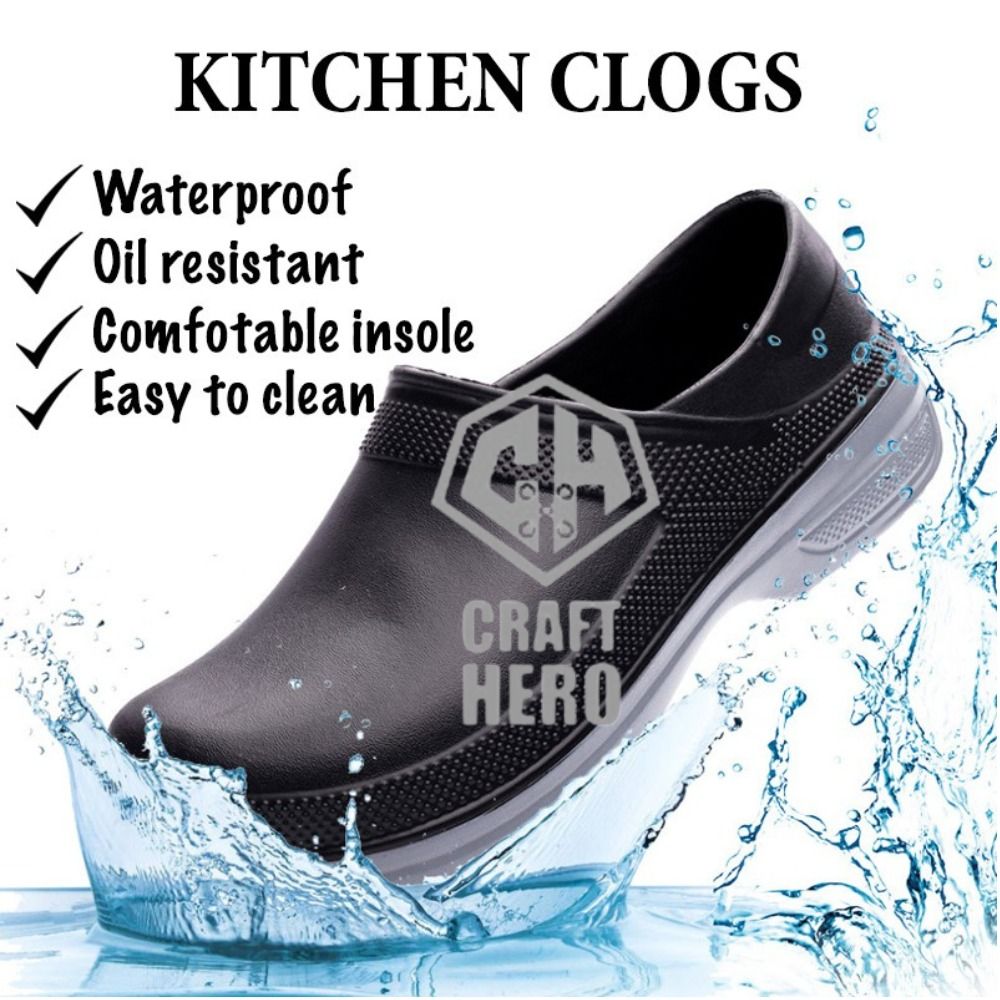 Anti-Skid Slip On Clog / Kitchen Shoes – Binlin Linen Manufacturers
