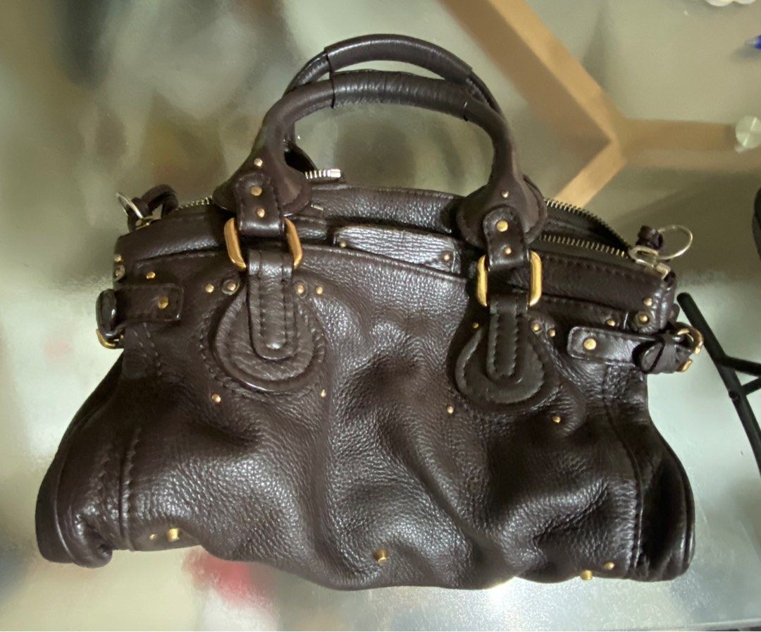 Chloe leather cheap tote