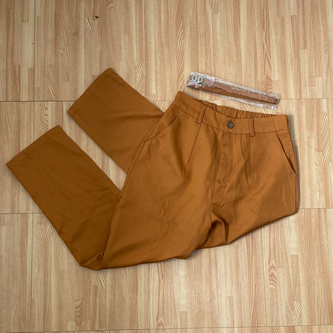 Choco Rust Trouser, Women's Fashion, Bottoms, Other Bottoms on Carousell