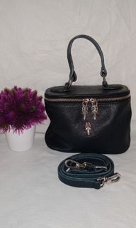 CHROME HEARTS | Unisex Street Style Leather Logo Handbags