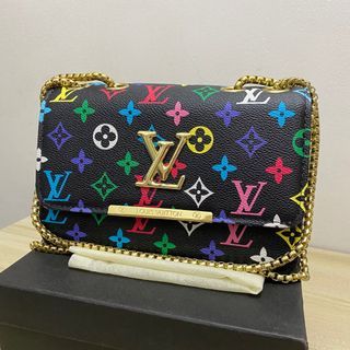 Authentic Louis Vuitton White Multicolor Monogram Leonor Bag, Luxury, Bags  & Wallets on Carousell