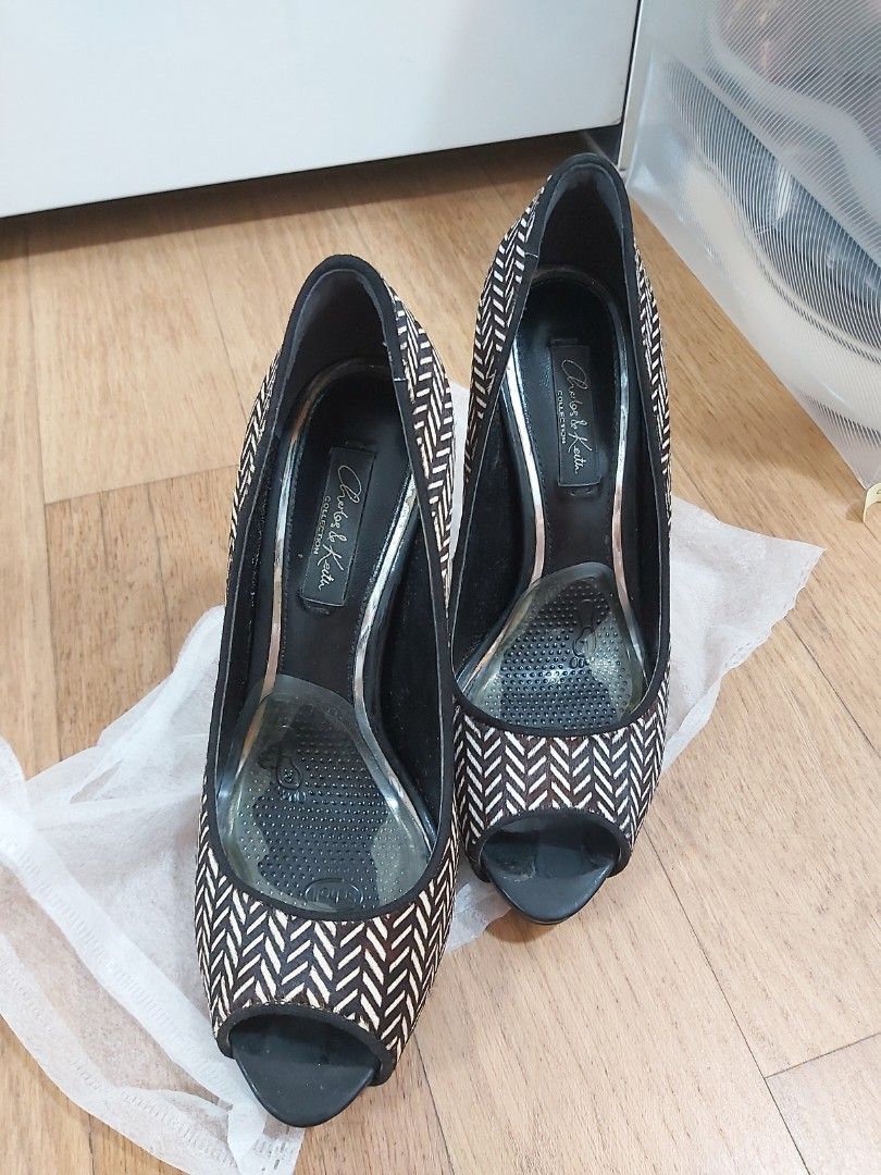 Buy Shoetopia Classy Black Platform Heeled Sandals for Girls online