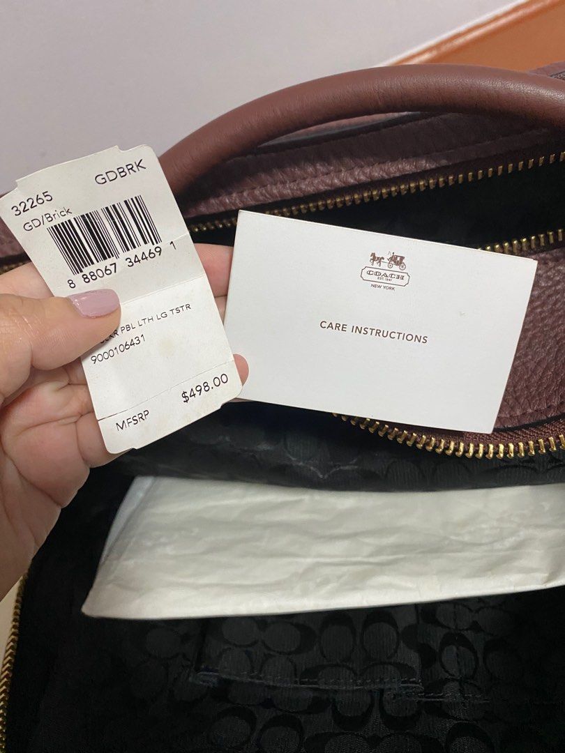 Coach Bleecker LG Toaster , Luxury, Bags & Wallets on Carousell