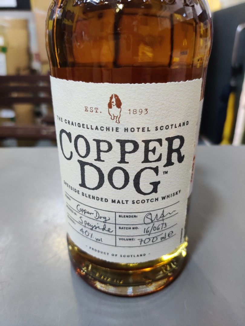 COPPER DOG SCOTCH WHISKY 700ML, Food & Drinks, Alcoholic Beverages on