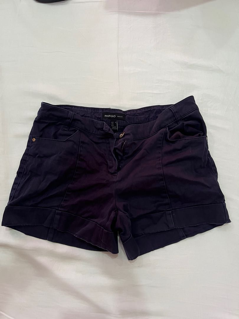 Dark blue shorts, Women's Fashion, Bottoms, Shorts on Carousell
