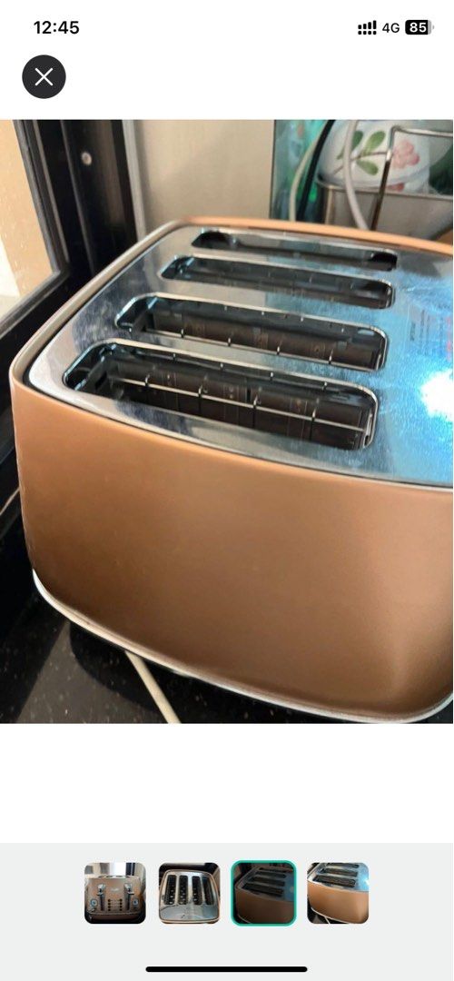 Delonghi Toaster De Longhi Distinta 4 Slice Toaster Copper