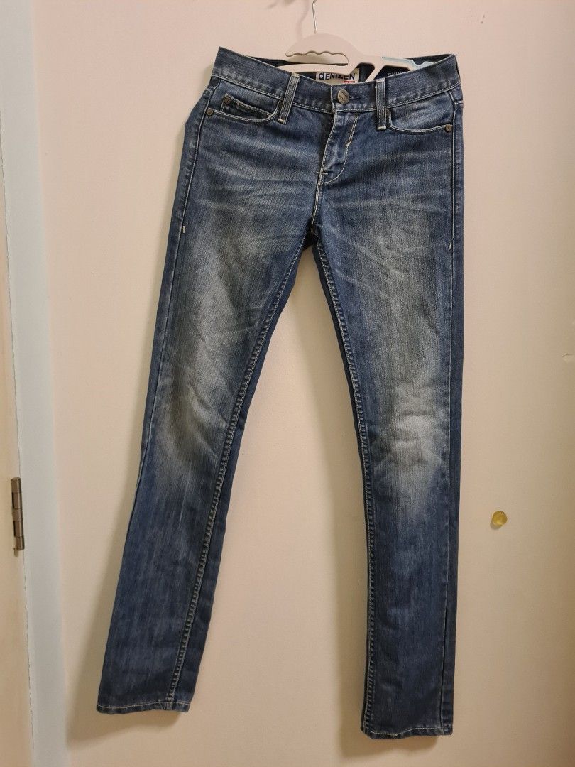 LEVI Denizen Skinny 208 Denim Jeans W28 L34, Men's Fashion