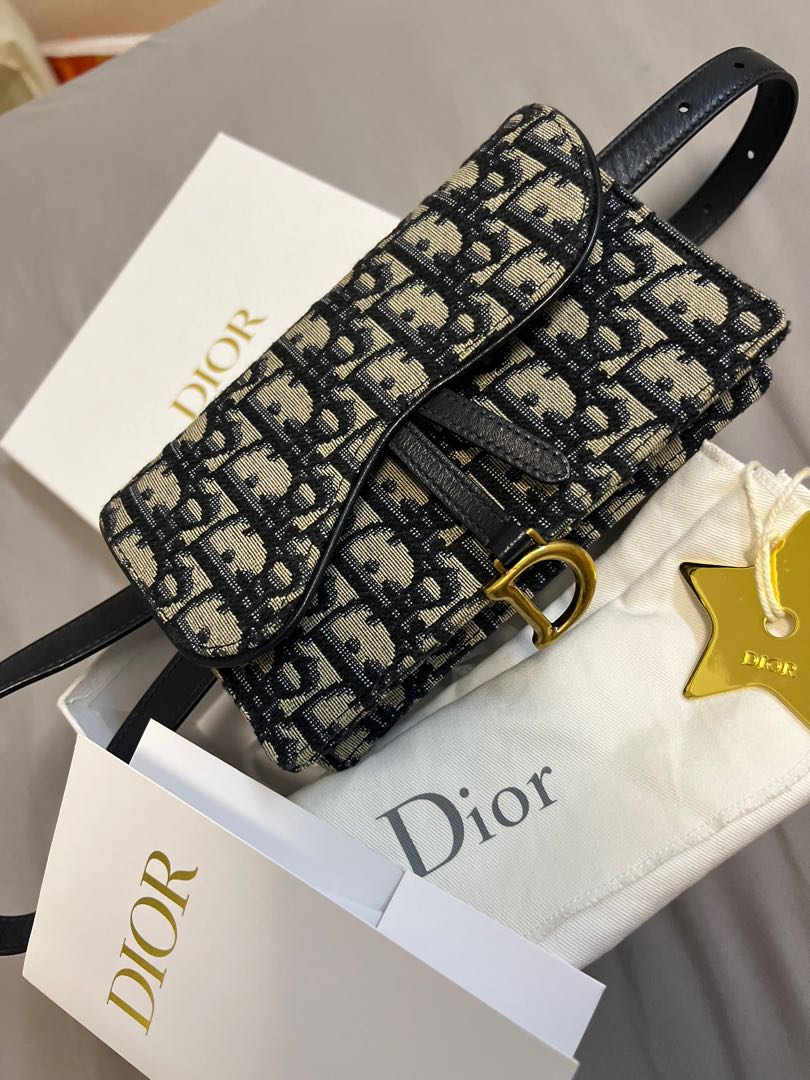 DIOR BELT BAG REVIEW  4 WAYS TO STYLE  DIOR OBLIQUE SADDLE CLUTCH   YouTube