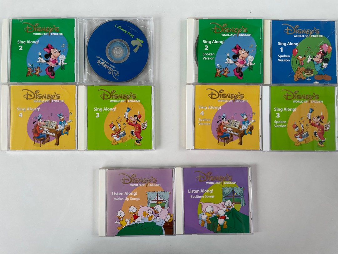 DWE Sing Along CD Set with Book, 興趣及遊戲, 書本& 文具, 小說及非小說- Carousell
