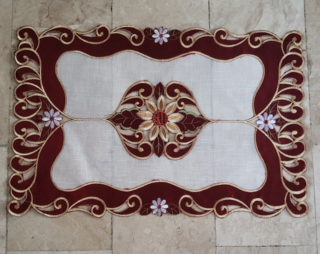 Embroidered Native Designed Placemats (Set of 8) (Category: Table Linen & Textiles) located in Dinalupihan. Submitted by curatedbycl (Listing ID 1228082939, Image 3). Description: .