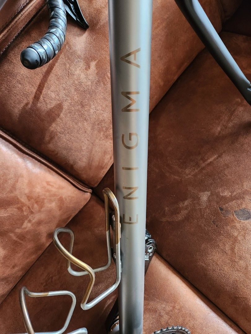 Enigma Excel titanium road bike frame 6/4 Ti+ enve aero cockpit, Sports