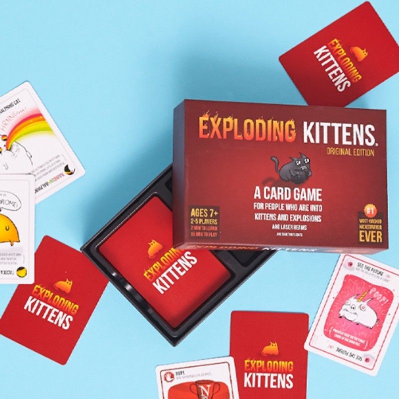 Exploding kittens Family Card Game, Hobbies & Toys, Toys & Games on ...