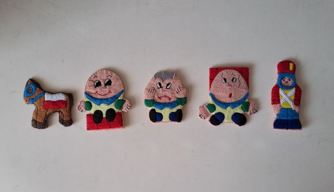 Finger puppets Humpty Dumpty, Babies &amp; Kids, Infant Playtime on Carousell