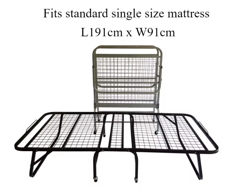 Foldable Bed Frame, Furniture & Home Living, Furniture, Bed Frames