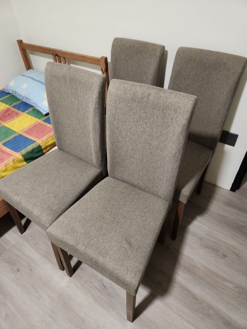 Four Chairs, Furniture & Home Living, Furniture, Chairs on Carousell
