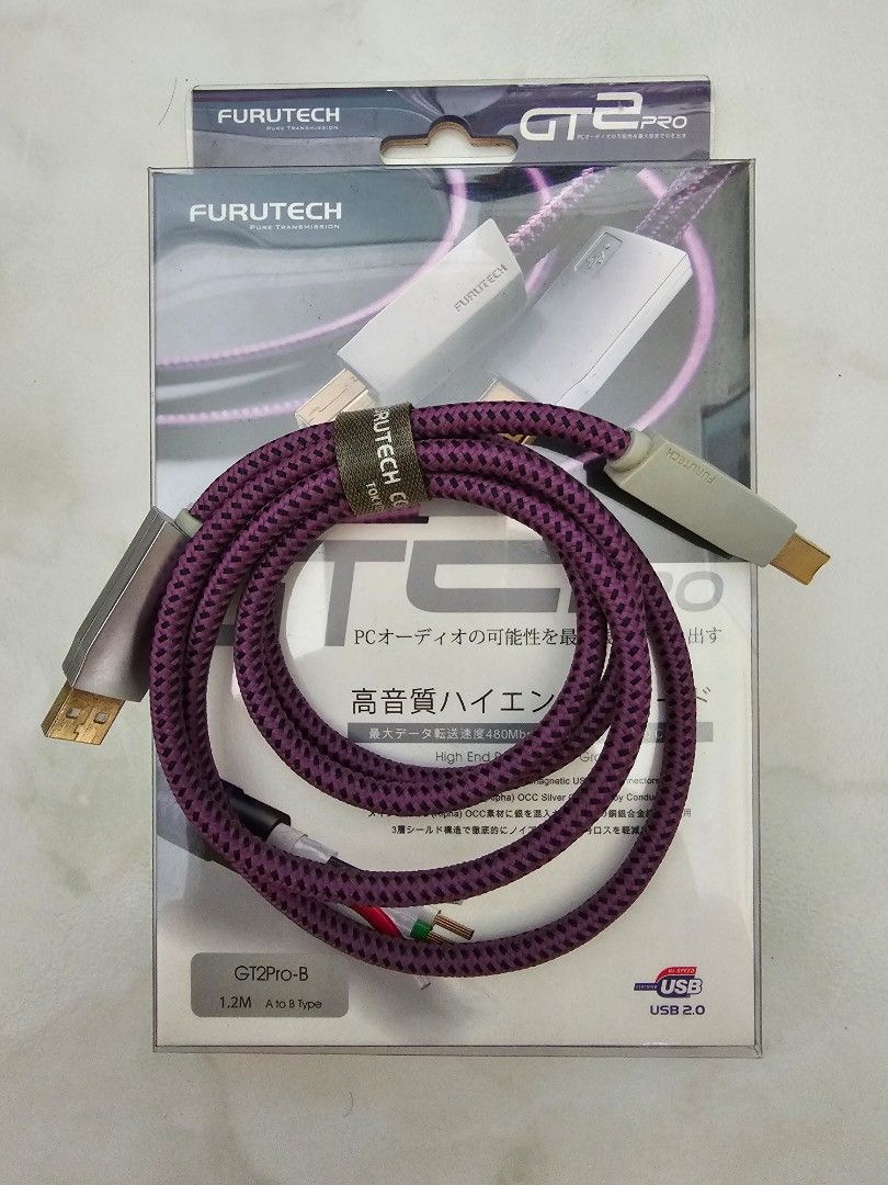 Furutech GT2 Pro USB Cable 1.2m, Audio, Other Audio Equipment on Carousell