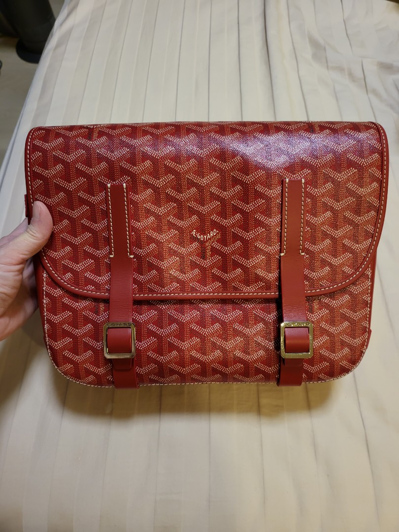 Musings of a Goyard Enthusiast: At Auction: GOYARD Belvedere GM in Red
