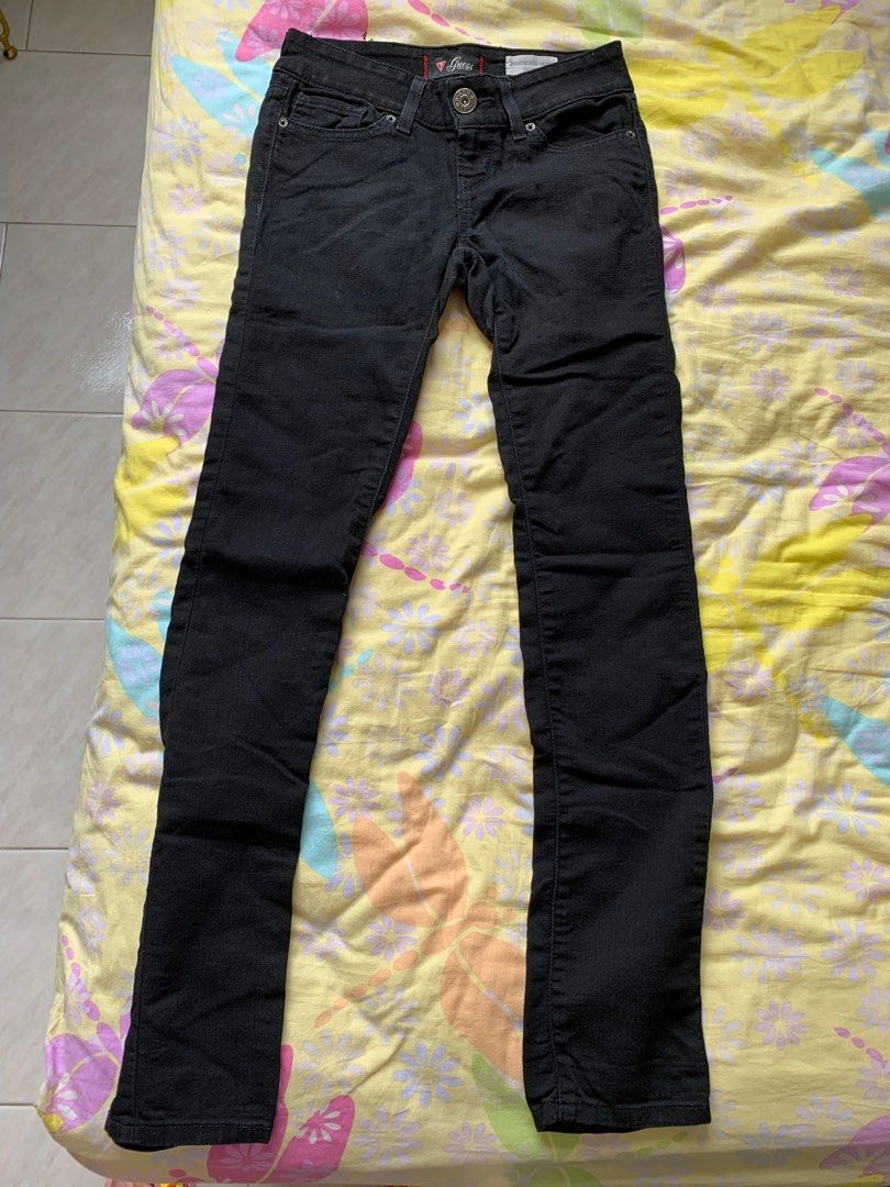 Guess medium rise skinny jeans Sarah fit Women s Fashion