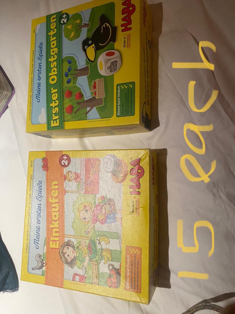 Haba board game einkaufen and first orchard, Hobbies & Toys, Toys