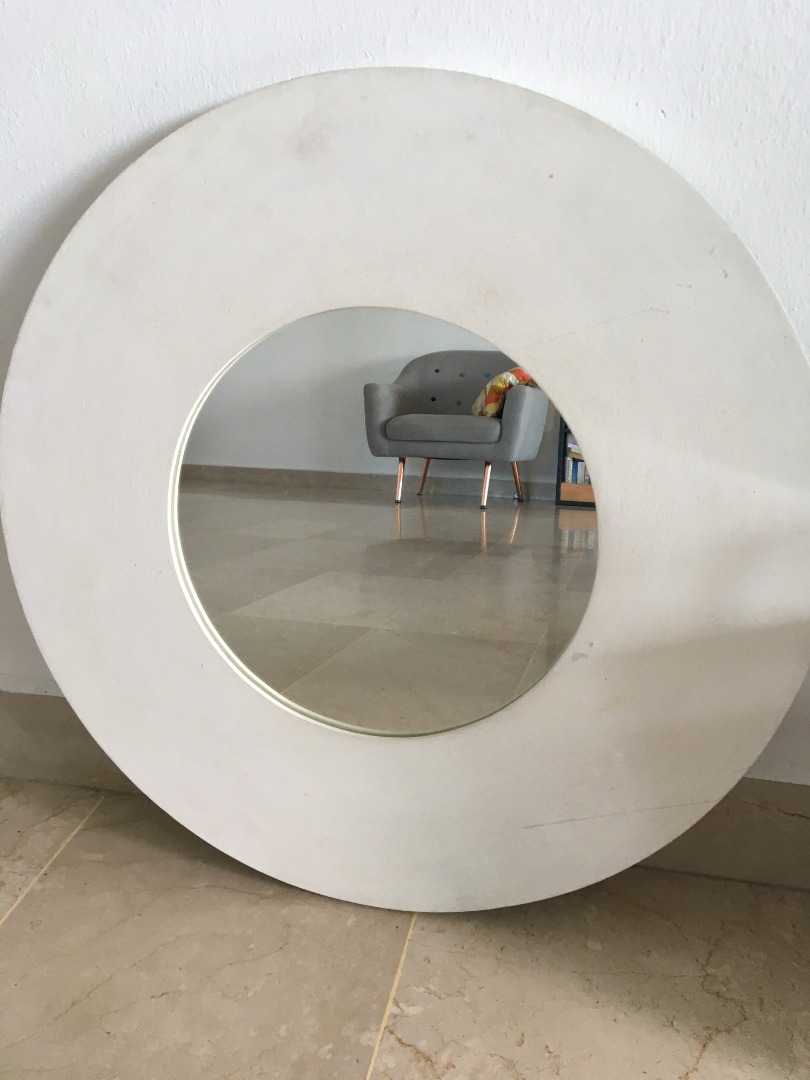 Habitat Round Mirror, Furniture & Home Living, Home Decor, Mirrors on Carousell