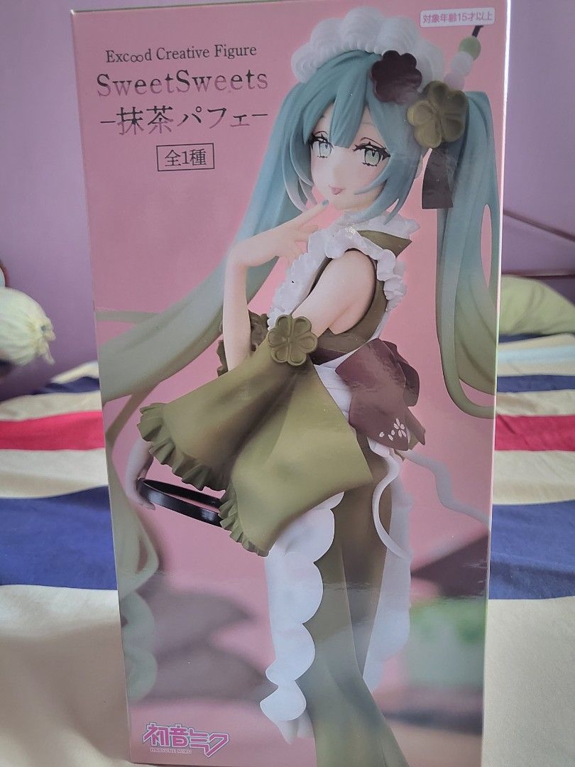 Hatsune Miku (Matcha Green Tea Parfait) Figure, Hobbies & Toys