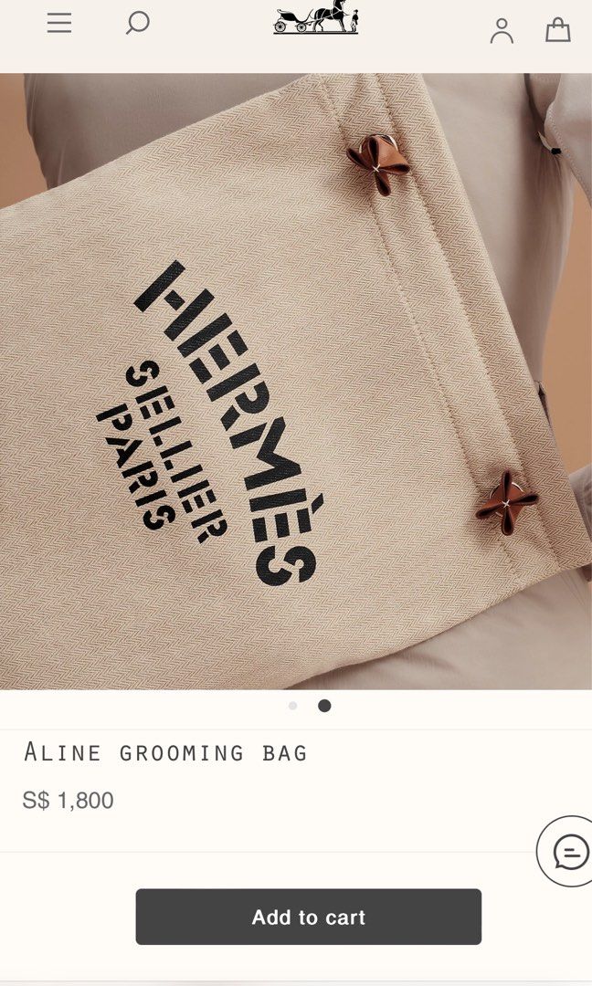 Hermes Aline grooming bag, Women's Fashion, Bags & Wallets, Tote Bags ...
