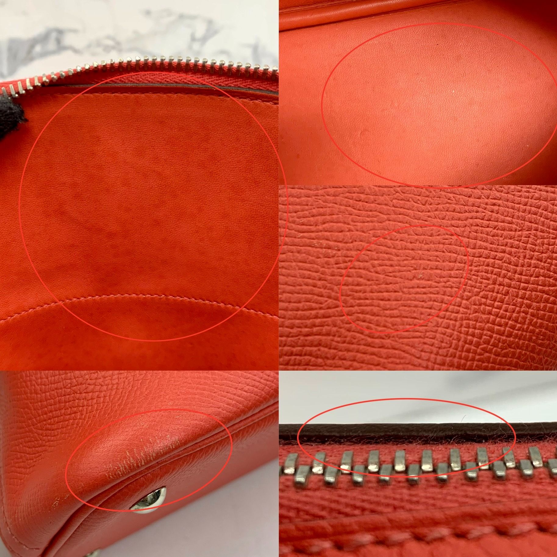 HERMES Epsom Bolide 27 Orange 1256840