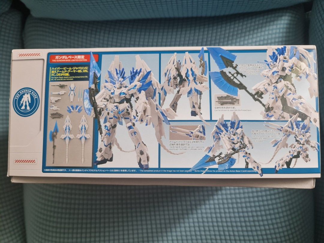 HG Gundam Base Limited Unicorn Gundam Perfectability (Category: Gundam Model Kits) located in Singapore. Submitted by by_kewpie (Listing ID 1228092246, Image 2). Description: THE GUNDAM BASE LIMITED PRODUCT **Action base is sold separately ---------------------------------------------------- 1/144 scale assembly plastic model ・No adhensives required for assembly..