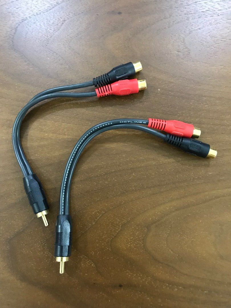 Hifi RCA cable splitter, Audio, Other Audio Equipment on Carousell