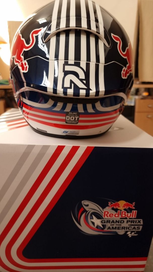 HJC RPHA 1 RED BULL FIM RACING HOMOLOGATED MOTORCYCLE HELMET