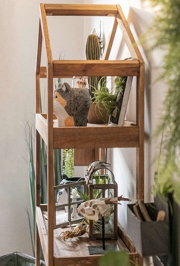 Decorative Display Rack Home decor display / plant rack display / display cabinet, Furniture ...