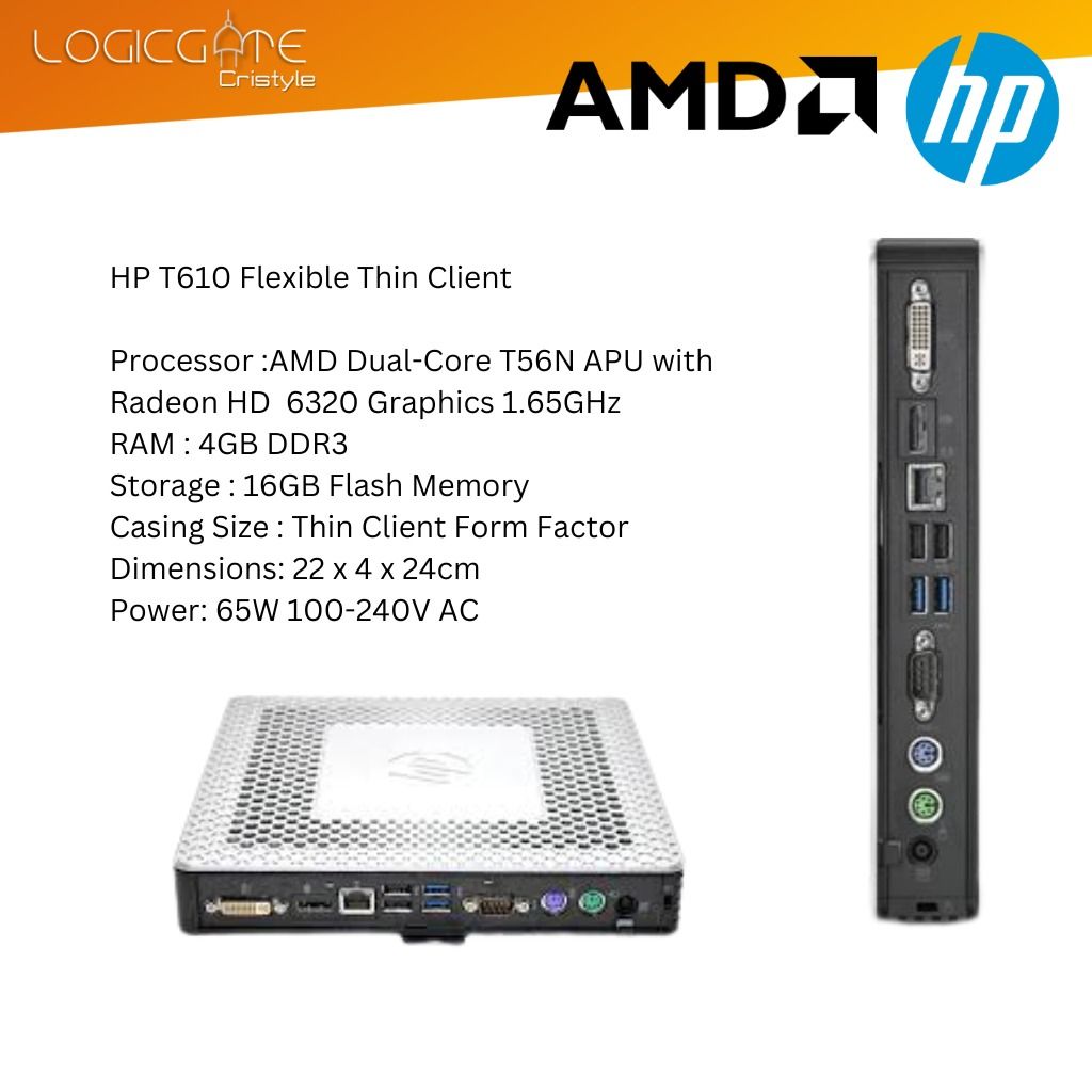 HP T610 Plus 4 GB DDR3 100 GB Unità Di Memoria A Stato Solido Super - Foto 2