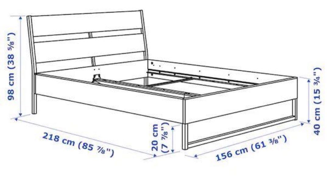 Ikea bed frames QUEEN, Furniture & Home Living, Furniture, Bed Frames