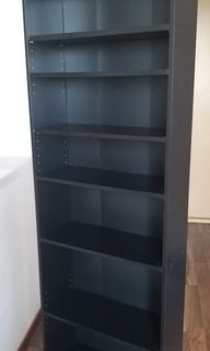 Ikea black shelves