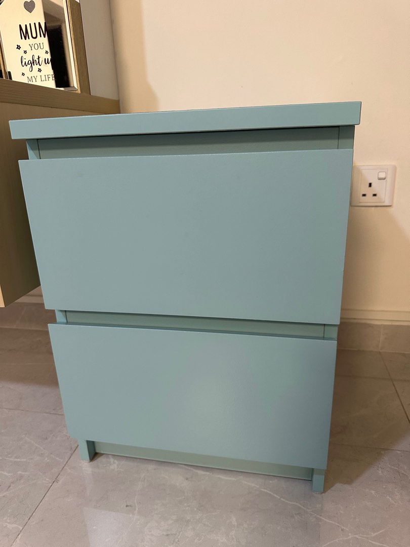 Ikea Malm Bedside Table, Furniture & Home Living, Furniture, Shelves