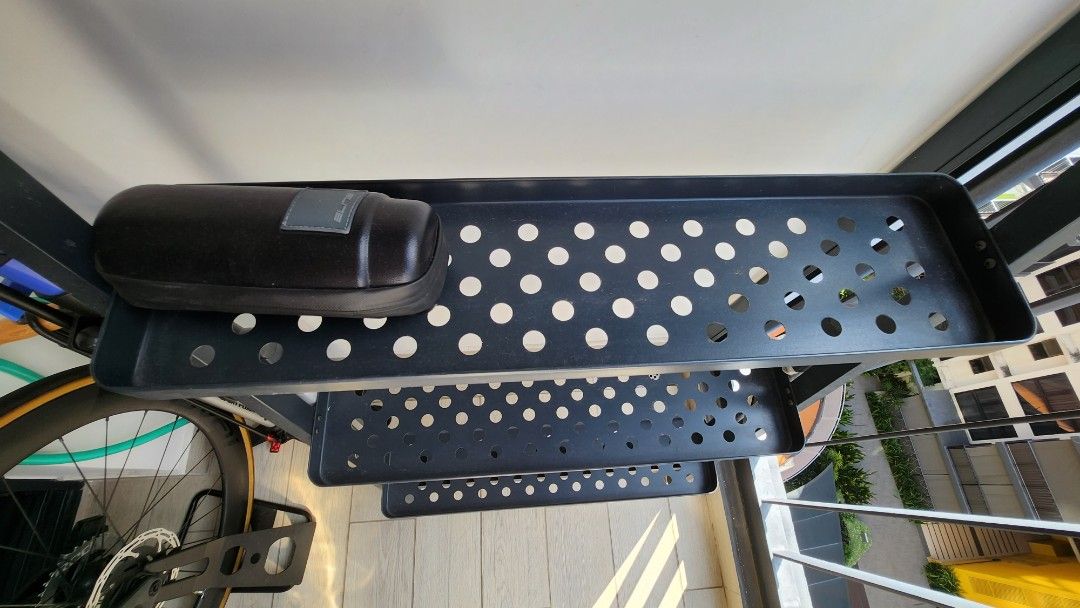 Ikea metal shelf rack for plants and small items, Furniture & Home