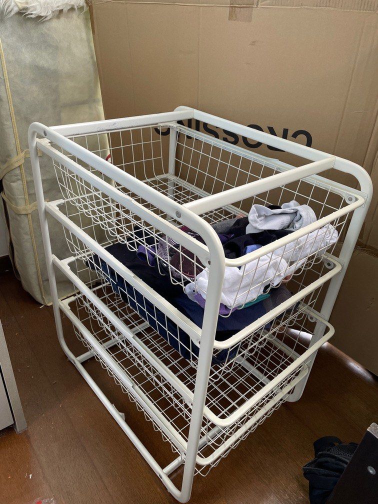 IKEA Storage baskets 4 tier, Furniture & Home Living, Furniture