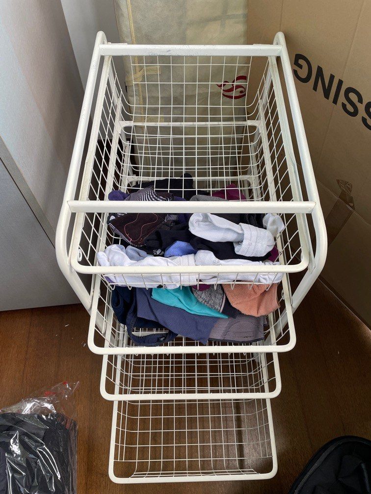 IKEA Storage baskets 4 tier, Furniture & Home Living, Furniture