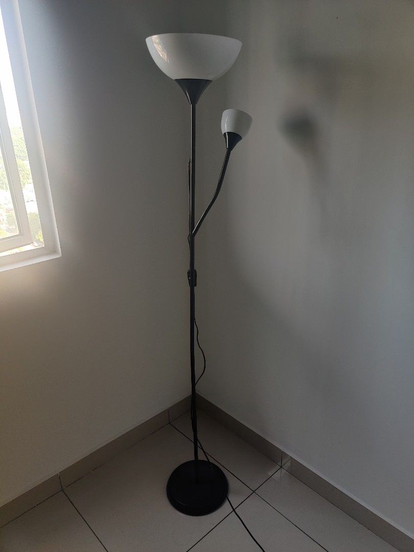 Ikea Tagarp floor lamp (2 lamp edition), Furniture & Home Living