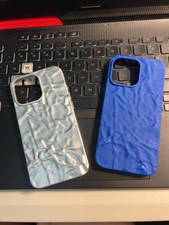 trendy Iphone 13 pro cases crumpled design