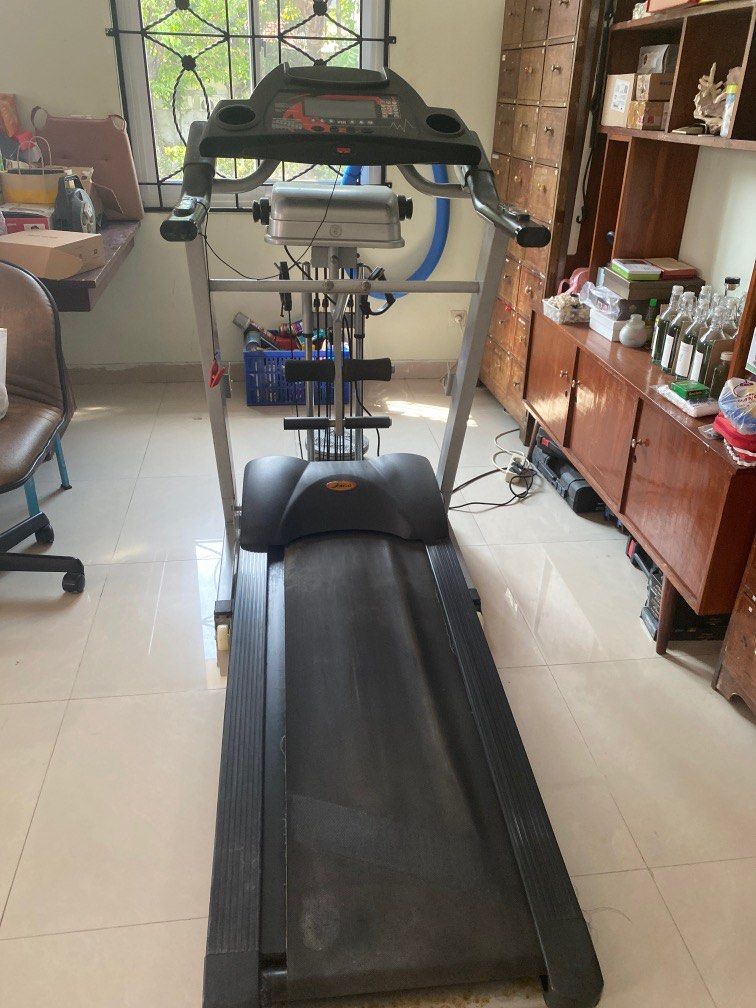 Jaco treadmill electric alat olahraga lari, pengecil perut dan olahraga