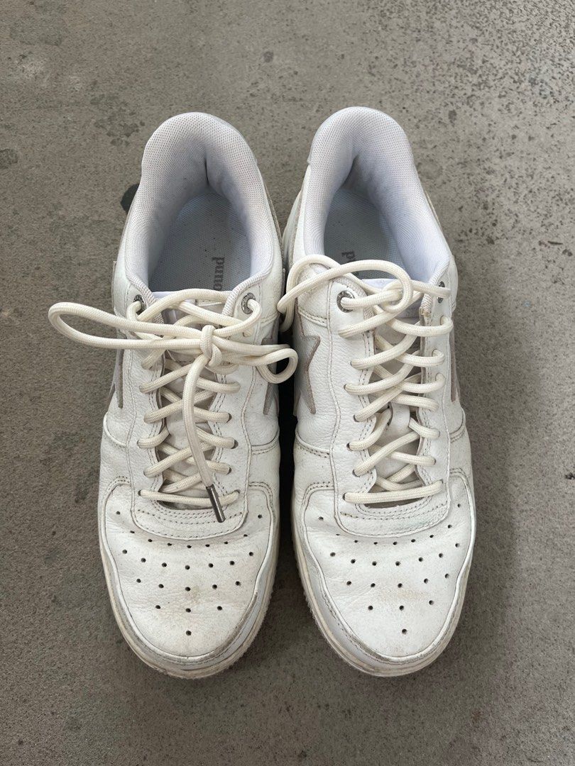 JJJJound Bapestas White, Men's Fashion, Footwear, Sneakers on Carousell