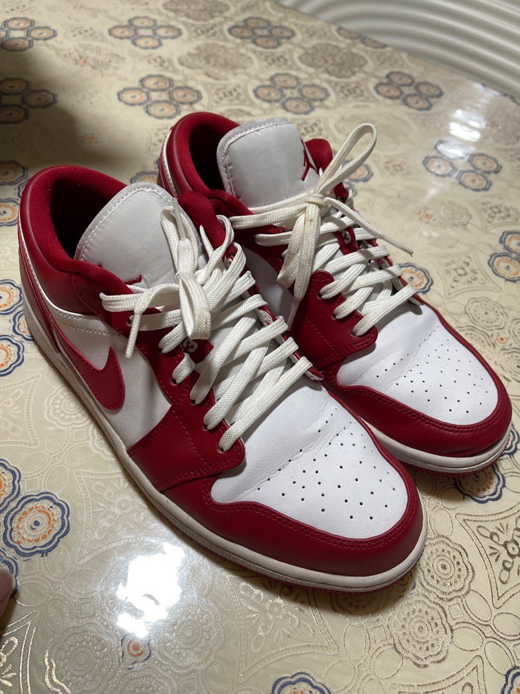 Jordan 1 Low Gym Red, Men's Fashion, Footwear, Sneakers on Carousell