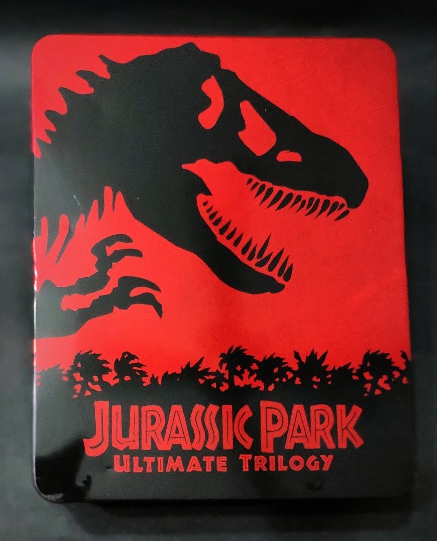 Jurassic Park Ultimate Trilogy Collectors Blu Ray Metal Box Uk Imported Limited Edition