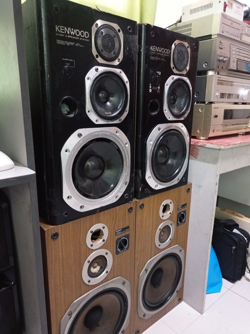 Kenwood 3way 3 speaker system, Audio, Soundbars, Speakers & Amplifiers ...